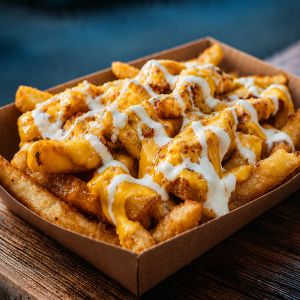 Patatas con queso